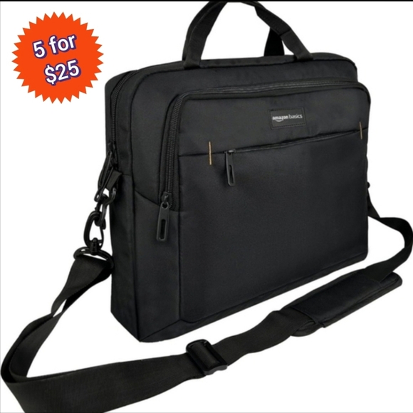 Amazon Handbags - Amazon NEW! Basics 14-Inch Tablet Bag in Black - Never Used!
